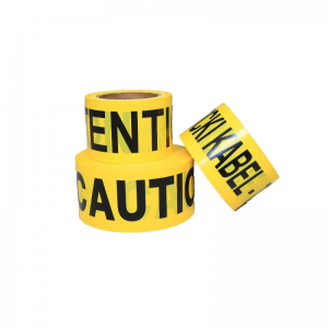 Kvalitní výrobní cena žlutá výstražná bariéra PE na zakázku potištěná bezpečnostní páska